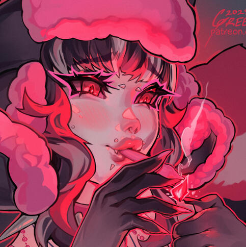 strawbz pfp art by cormgreenu